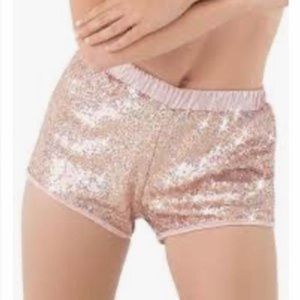 BALERA LC Pink Sequin Dance Shorts